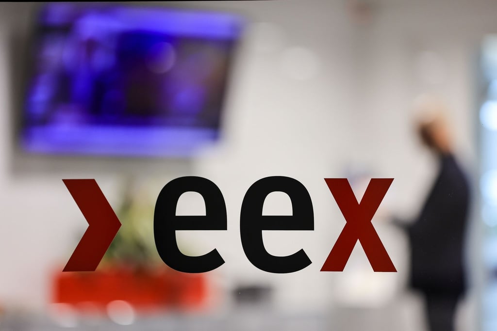 Das Logo der Energiebörse EEX.
