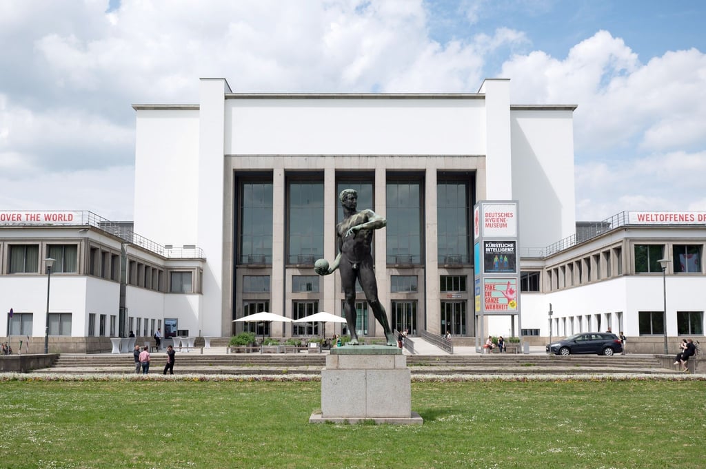 Blick auf das Deutsche Hygiene-Museum.