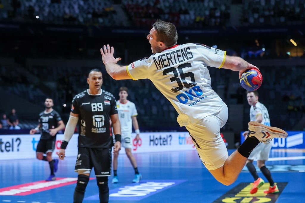 Im November trifft Lukas Mertens mit dem DHB-Team auf Ägypten.