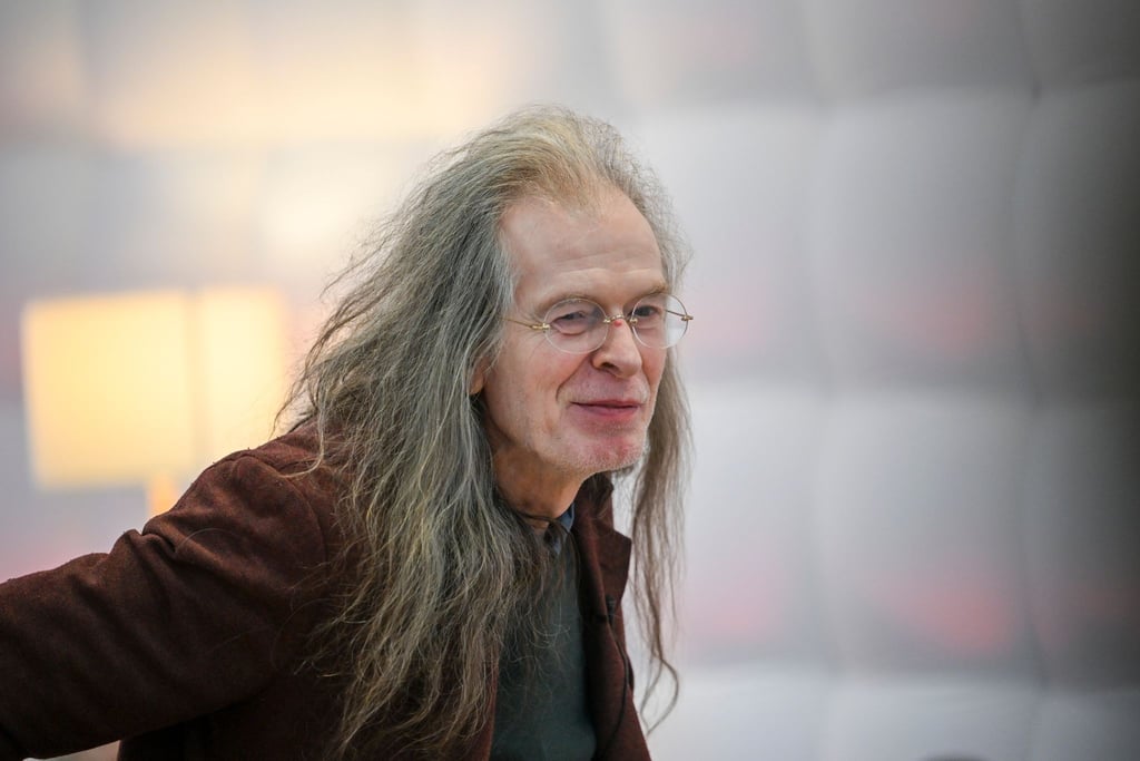 Der Autor Florian Havemann stellt sein Buch „Bankrott“ auf der Leipziger Buchmesse vor.