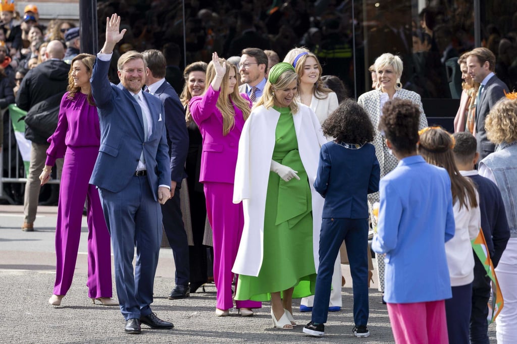 Die Königsfamilie zu Besuch in Rotterdam.