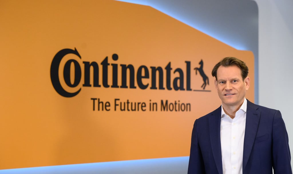 Nikolai Setzer, Vorstandsvorsitzender Continental AG, bei einem Fototermin.