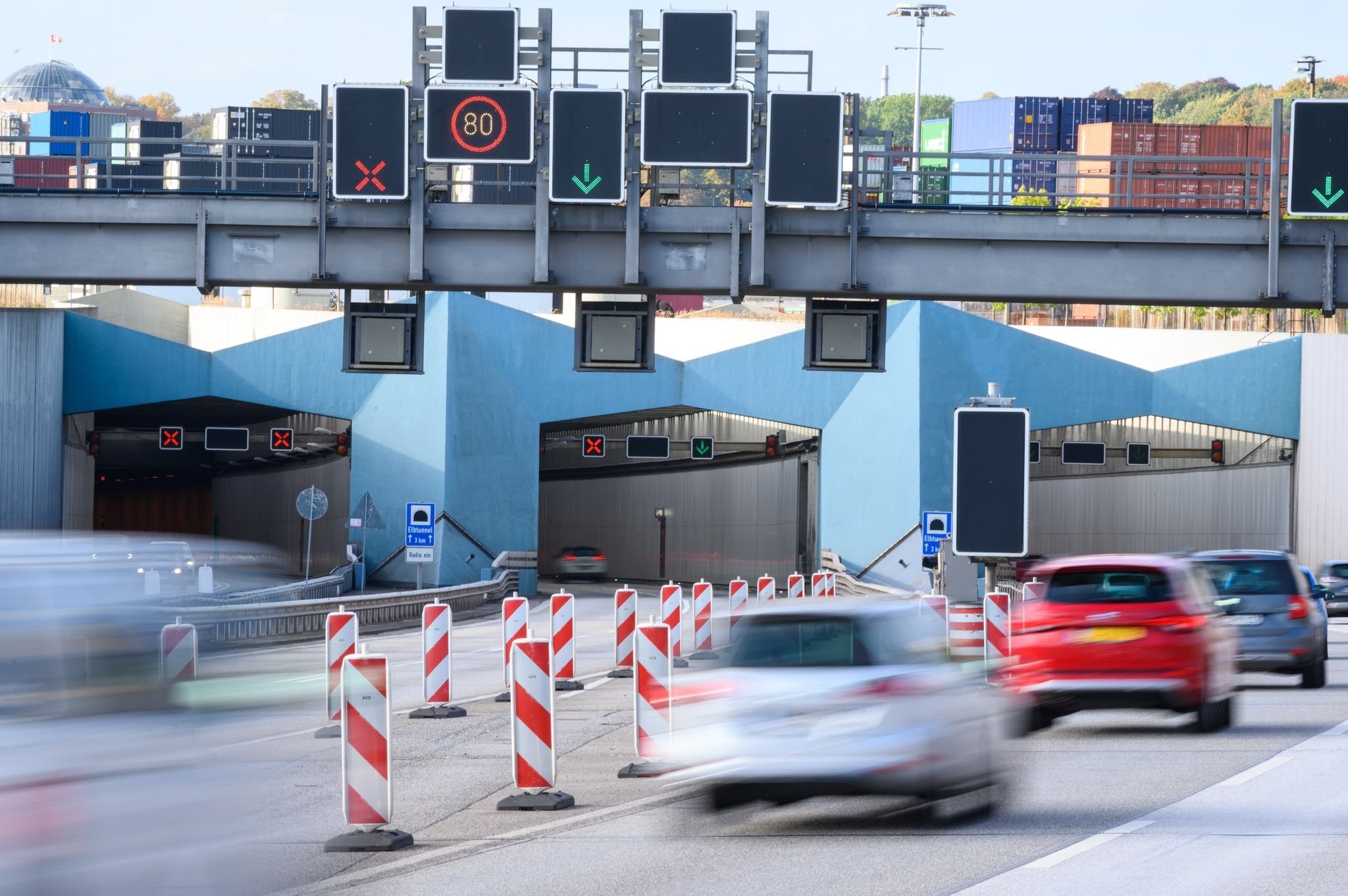 Hamburg: A7-Vollsperrung: Elbtunnel-Zufahrt Wird In Betrieb Genommen