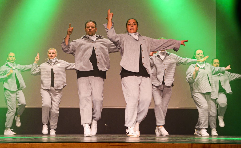 Die Hip-Hop-Tanzgruppe „Big Mamas & Henry“ beim diesjährigen Nachmittag des Tanzes im Kulturhaus Salzwedel.