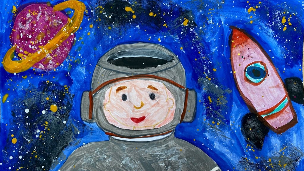 Mit dieser Zeichnung hat Selina (6) den ersten Platz des Malwettbewerbes gewonnen.