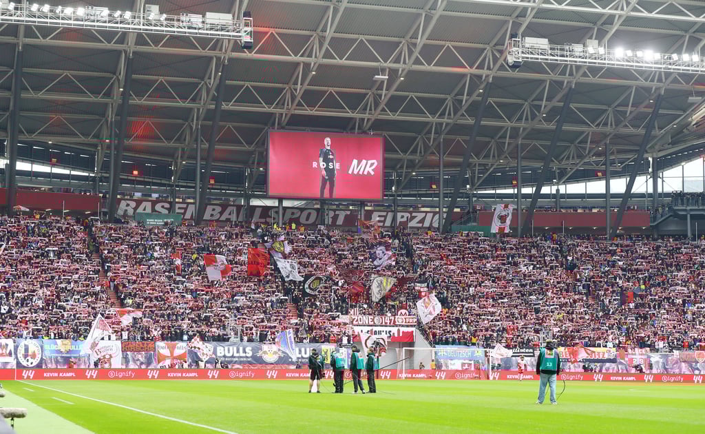 Fanblock von RB gegen Hoffenheim.