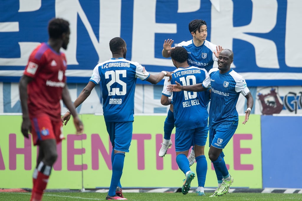 Der 1. FC Magdeburg setzte sich gegen den Hamburger SV durch.
