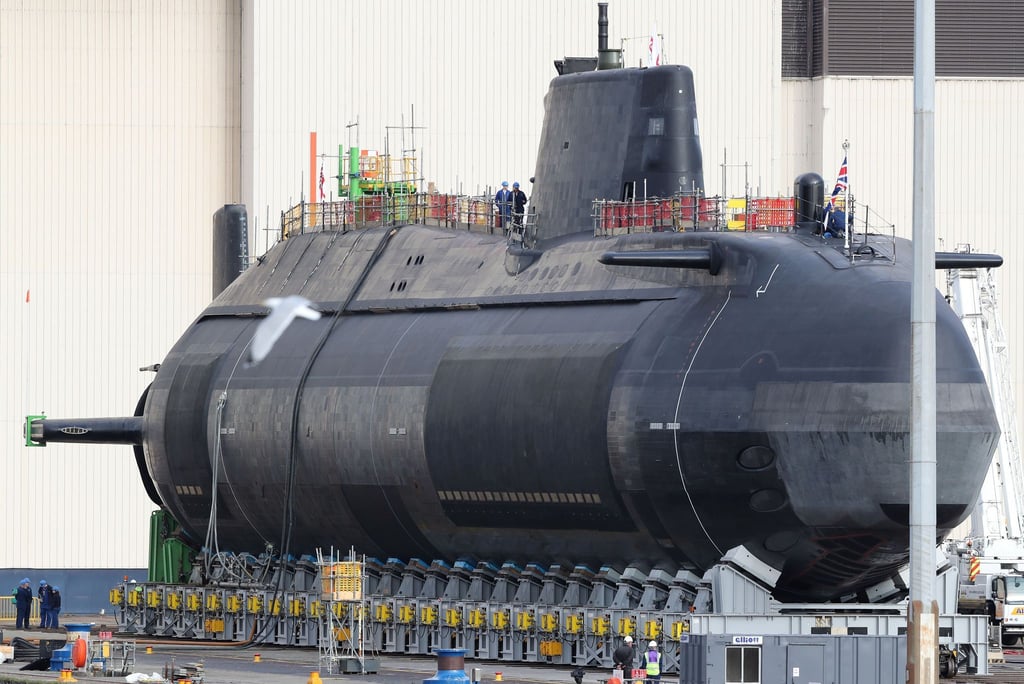 Ein britisches Atom-U-Boot der Astute-Klasse, hier die „HMS Audacious“, auf einem Archivbild aus dem Jahr 2017.
