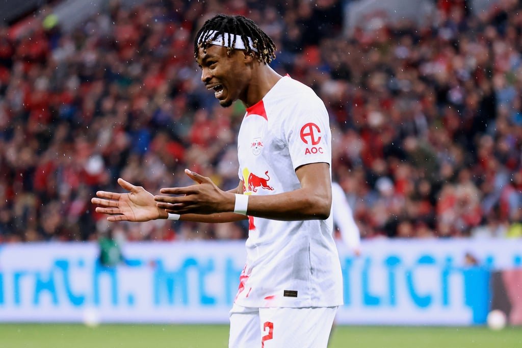 Mohamed Simakan beim letzten Spiel gegen Bayer Leverkusen.