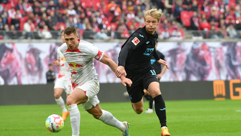 Kompromisslos: Orban gegen Hoffenheim-Stürmer Dolberg.