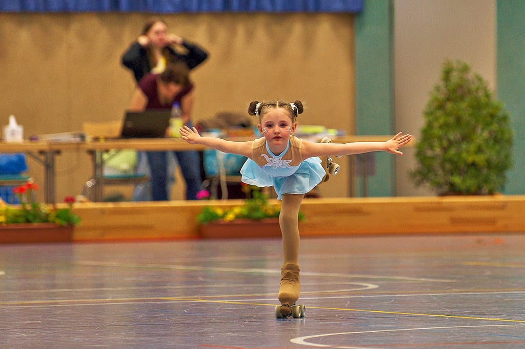 Leia Stulnikova beim 23. Rolli-Pokal in Haldensleben.