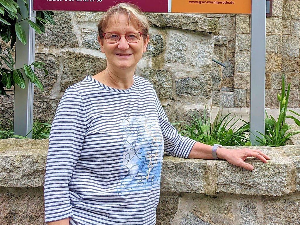 Birgit Tank leitet seit 25 Jahren das Thomas-Müntzer-Wohnheim in Hasserode.