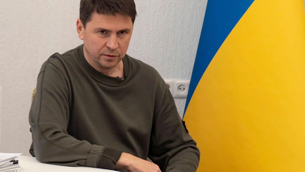 Der Berater des ukrainischen Präsidenten Wolodymyr Selenskyj: Mychajlo Podoljak.
