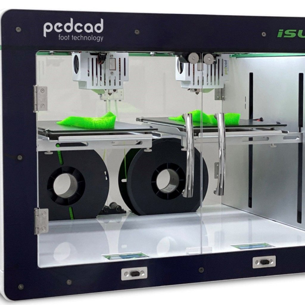 Einlagen aus dem iSUN3D FLX2, einem Hochgeschwindigkeits3D-Drucker.