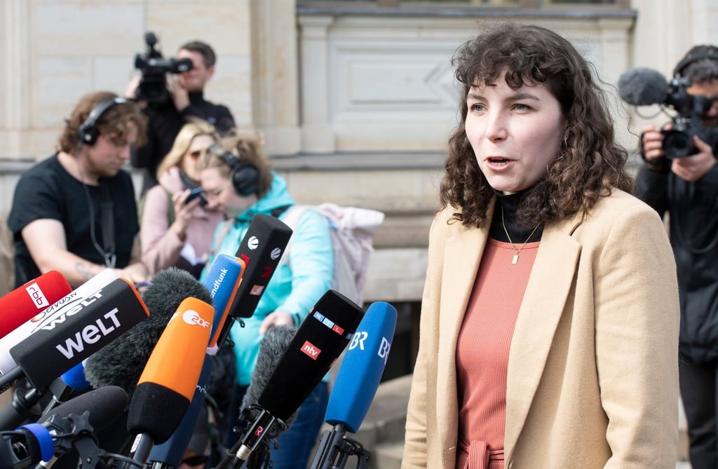 Lea Bonasera der Letzten Generation äußert sich nach einem Gespräch mit Minister Volker Wissing.