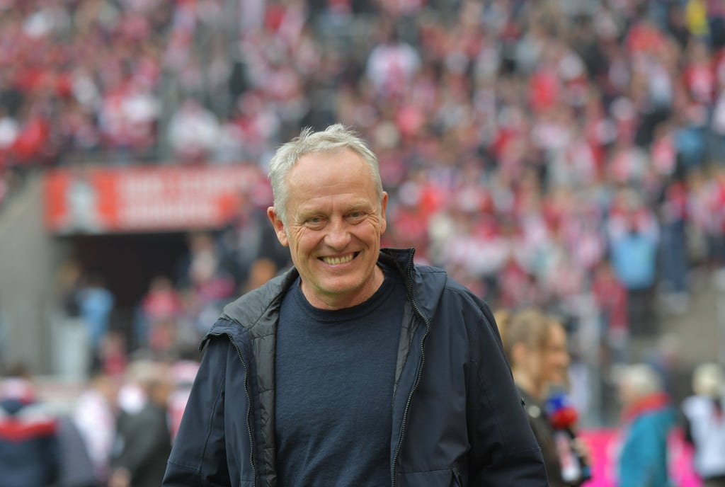 Freiburgs Trainer Christian Streich.