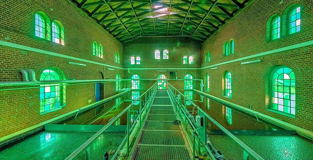 Das Wasserwerk in der gleichnamigen Straße in Dessau.
