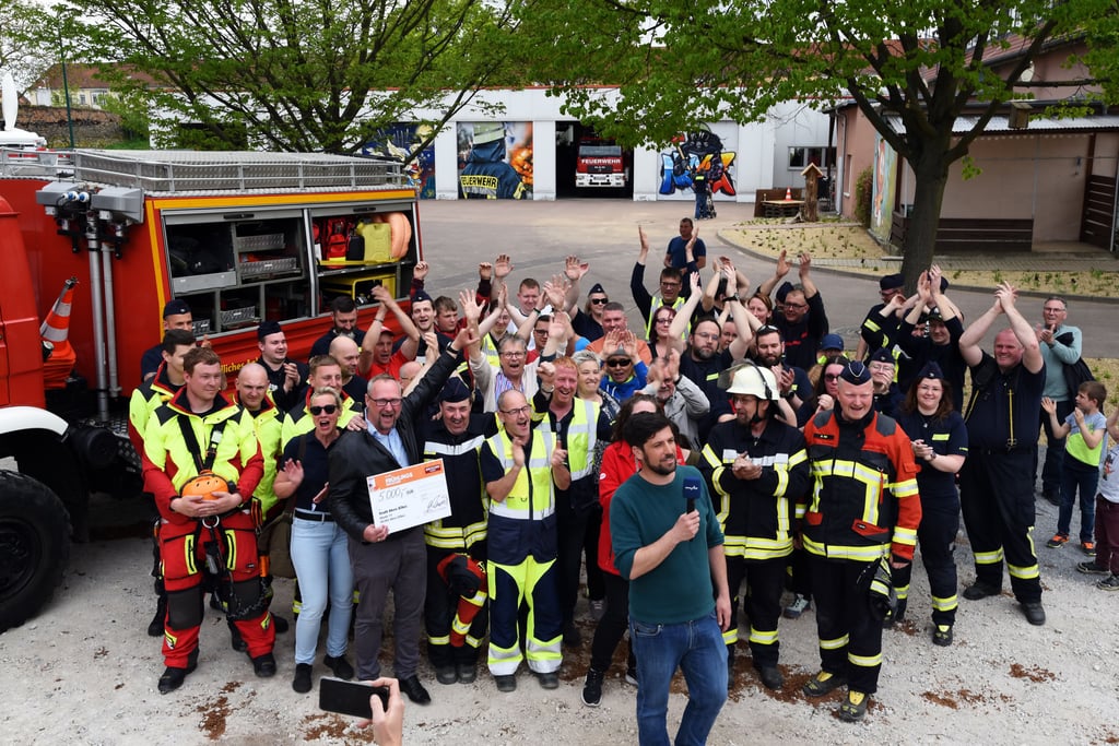 So sehen glückliche Sieger aus.