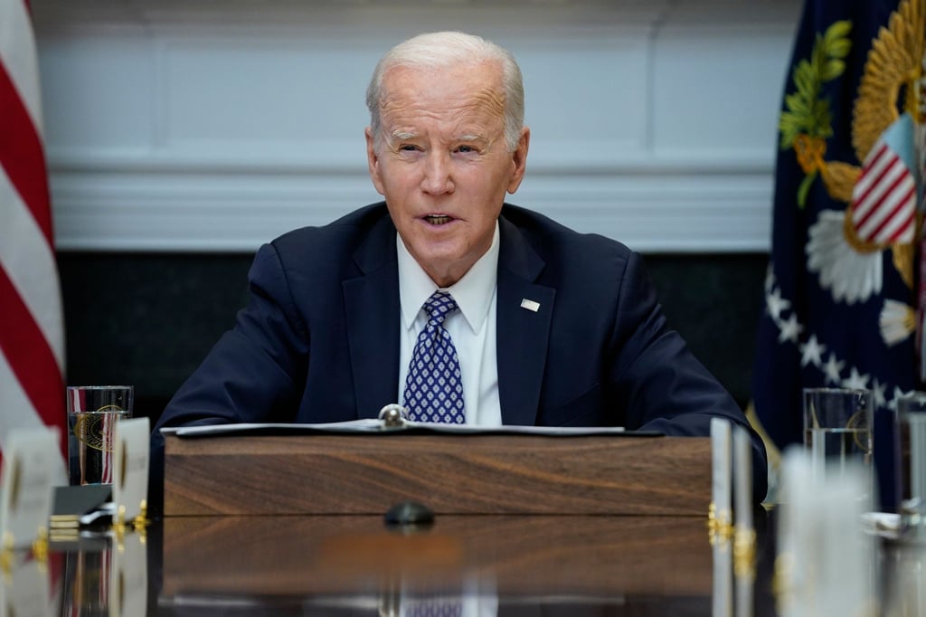 Die vermeintliche Pressekonferenz von Joe Biden sorgte im Netz für Häme.