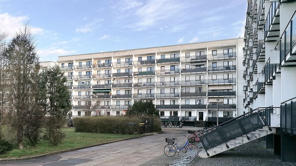 Der als „Kakerlaken-Horrorhaus“ bekannt gewordene Plattenbau-Wohnblock in der Lucas-Cranach-Straße in Stendal.