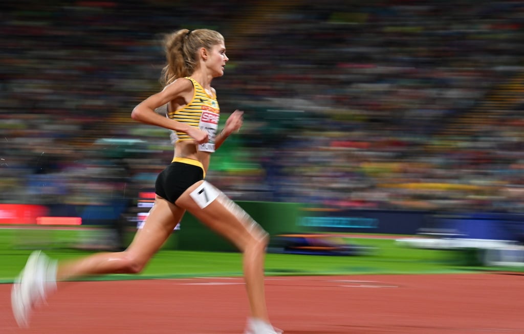 Beim Auftakt der neuen Saison lief Konstanze Klosterhalfen über 5000 Meter auf Platz neun in der Diamond League .
