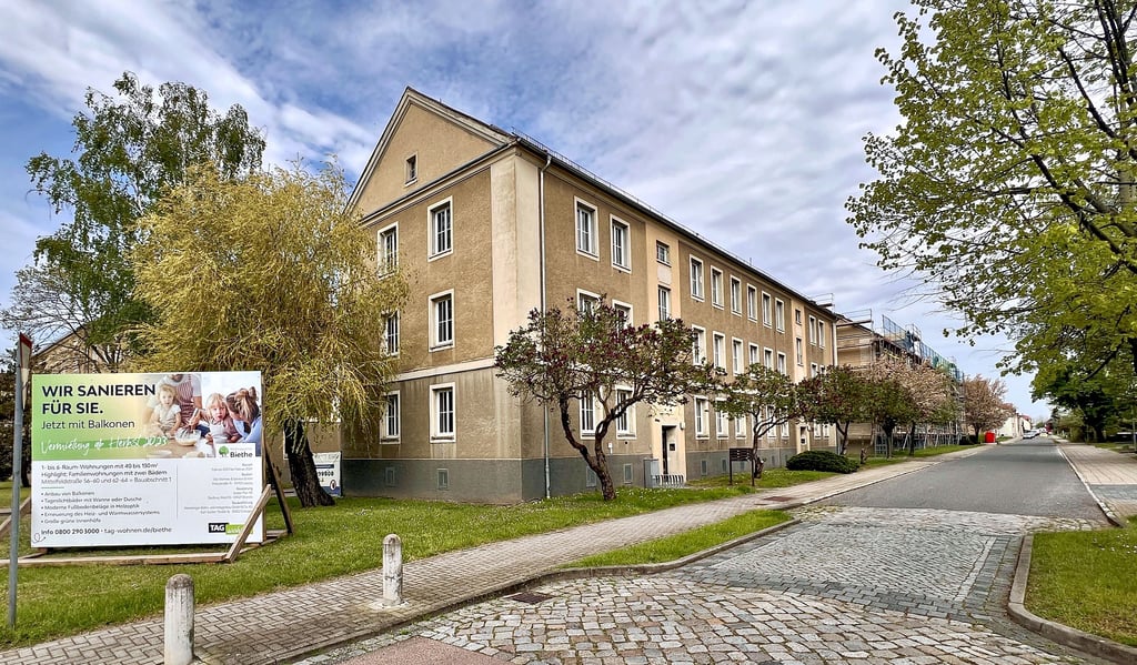 Gründlich umbauen und aufwerten will der neue Vermieter den Wohnungsbestand aus den 1950er Jahren in der Roßlauer Biethe.