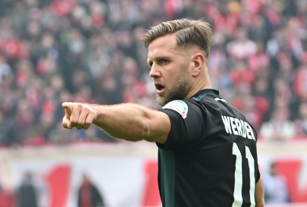 Bremens Niclas Füllkrug jubelt nach dem Treffer zum 1:1.