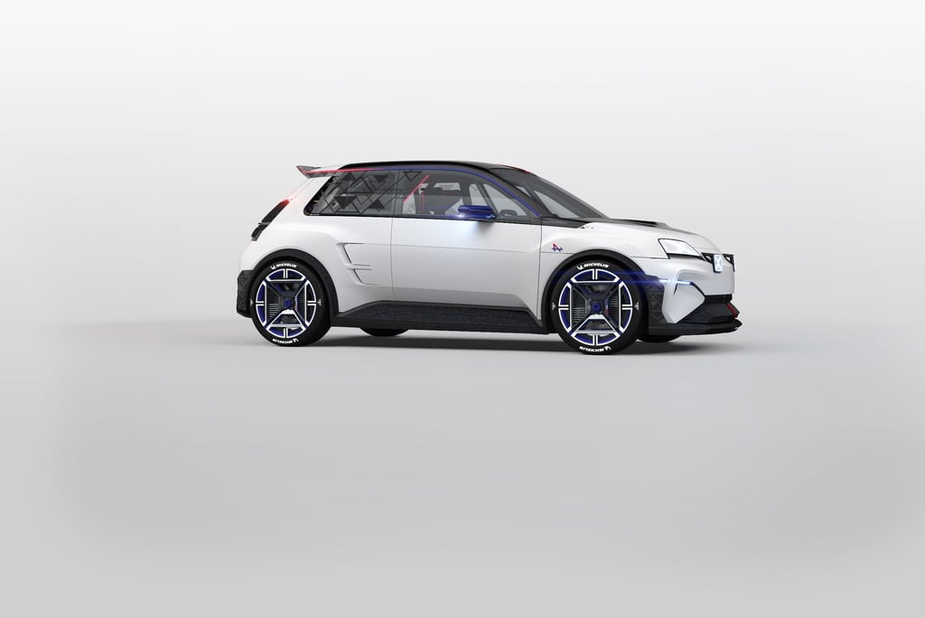 Eine Studie gewährt einen Ausblick: So in etwa wird der elektrische R5 von Alpine aussehen.