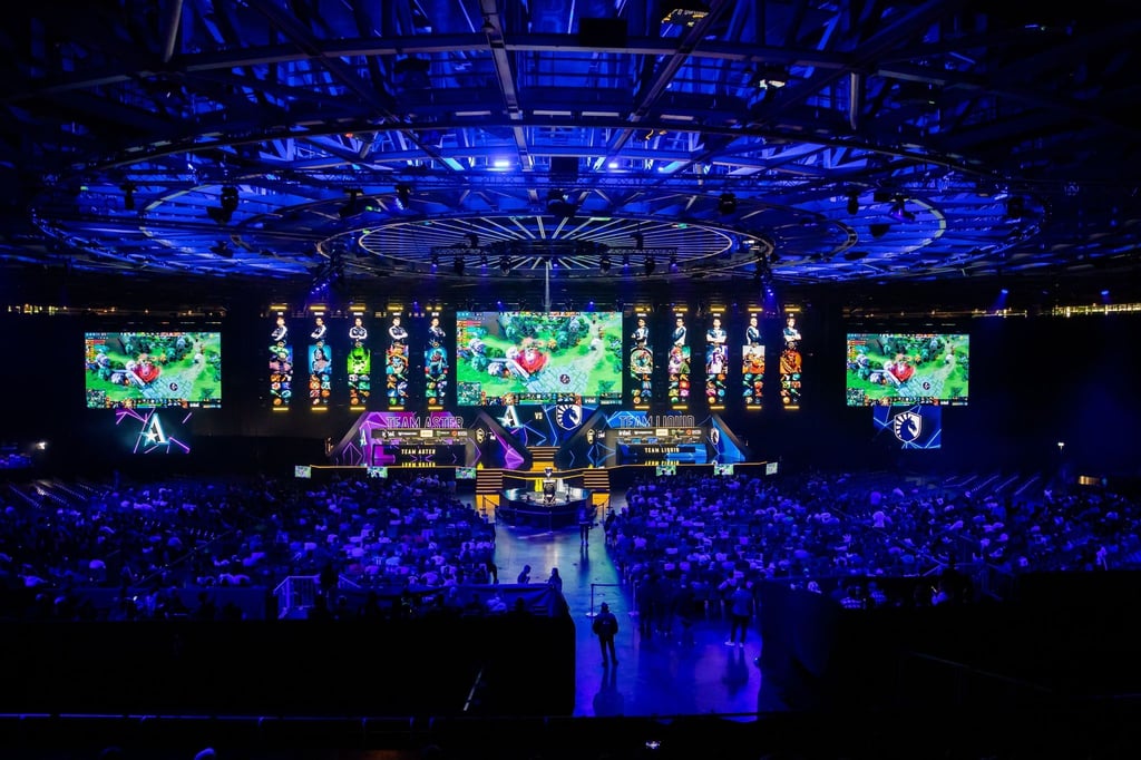 Täglich kamen rund 5000 Fans ins ausverkaufte Velodrom zum ESL One Dota 2 Major in Berlin.