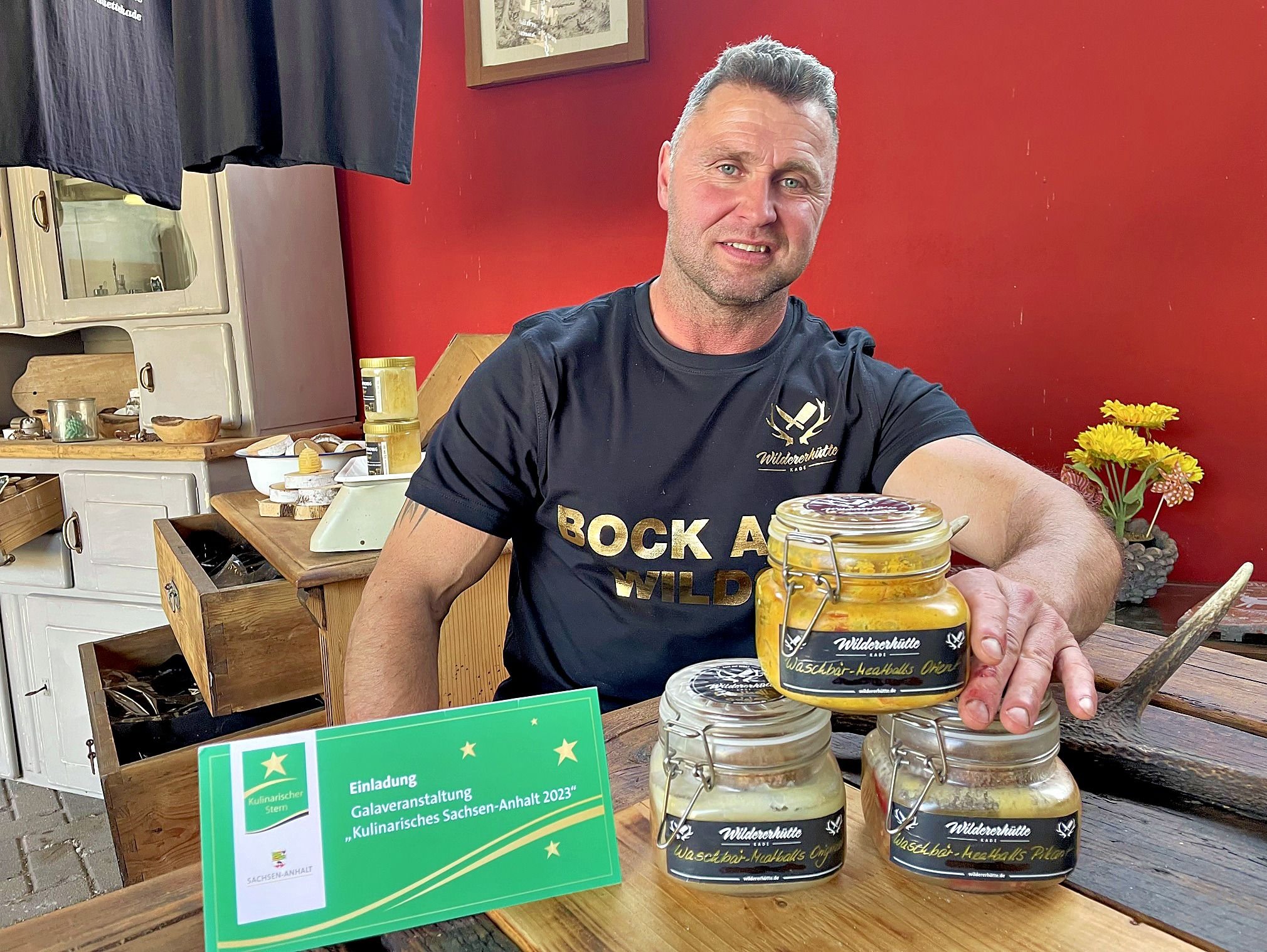 Innovative Produktidee aus Kade: Waschbär kommt in die Boulette