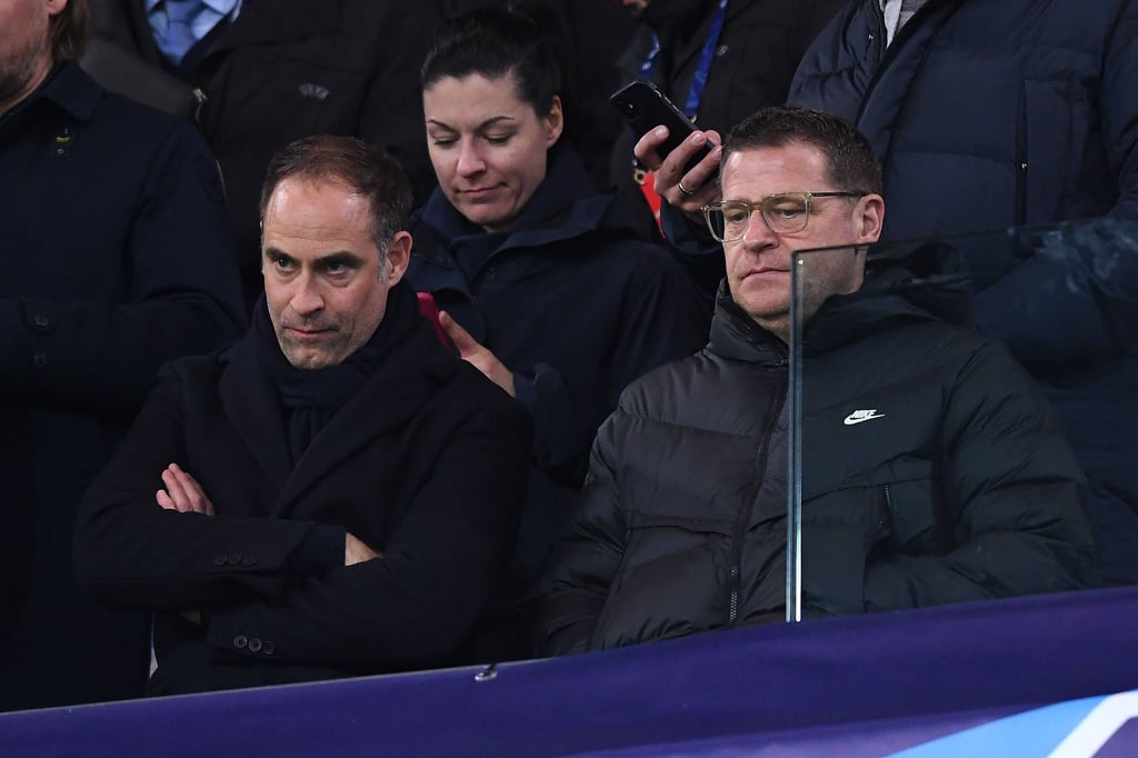 Oliver Mintzlaff, hier beim Spiel gegen Manchester City.