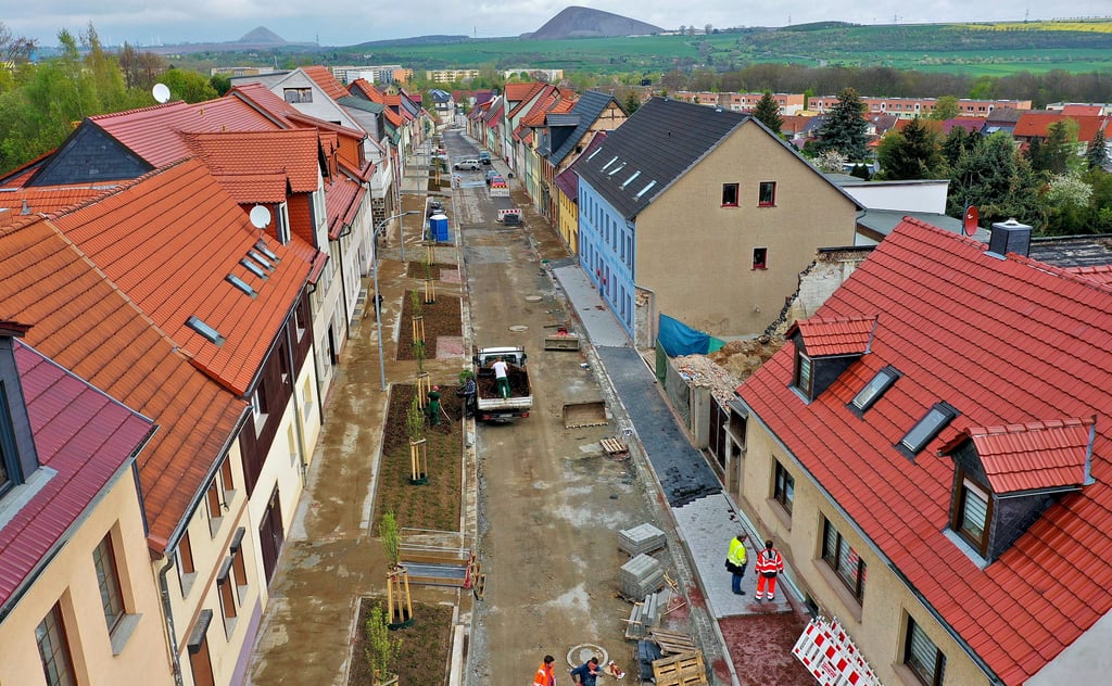 Die Nußbreite wird seit vergangenem Jahr grundhaft ausgebaut.