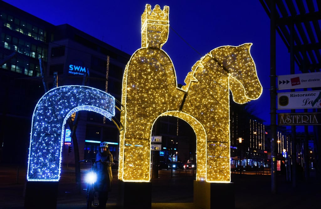In der Magdeburger Innenstadt und in den Stadtteilen gibt es zahlreiche Lichterweltfiguren. Eine neue ist in Planung.