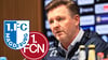 Torhüter Dominik Reimann vom 1. FC Magdeburg fällt vor dem "Club-Duell" gegen den 1. FC Nürnberg aus. Das wird seinem Cheftrainer Christian Titz nicht gefallen können.