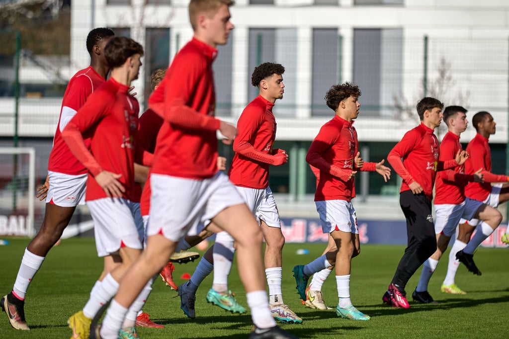 RB Leipzigs U19 testet gegen den FC Chelsea.