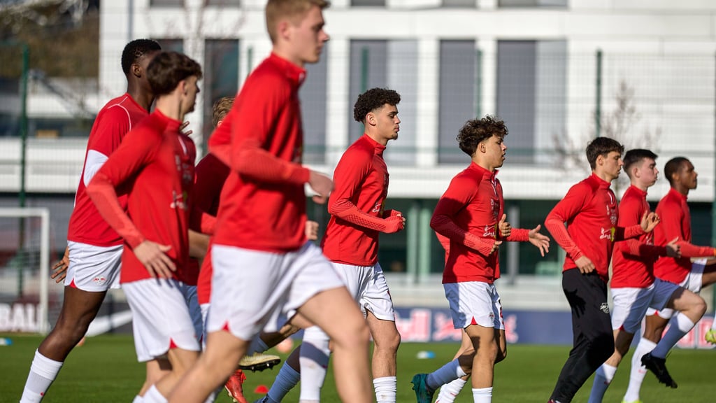 RB Leipzigs U19 testet gegen den FC Chelsea.