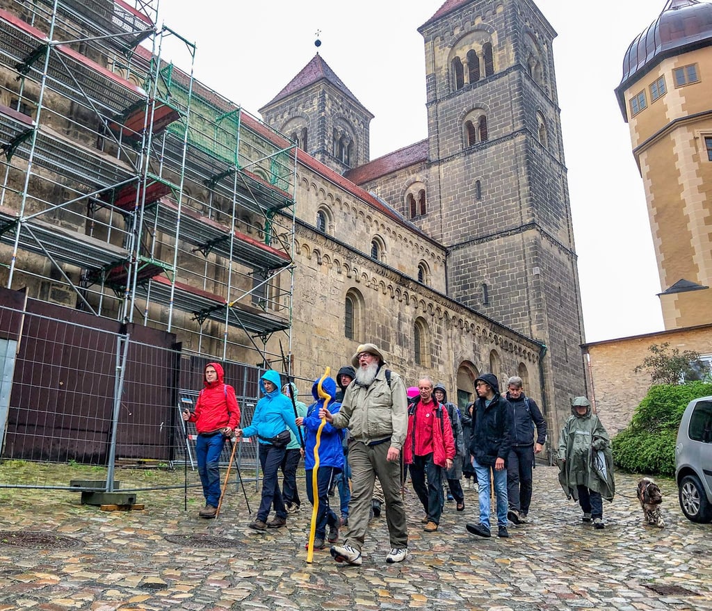 Die fünfte Etappe der Pilgertour auf den Spuren Otto I. startet am Donnerstagmorgen an der Stiftskirche in Quedlinburg.