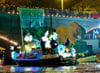 Der Bootskorso gehört traditionell zu den Highlights des Laternenfestes in Halle.