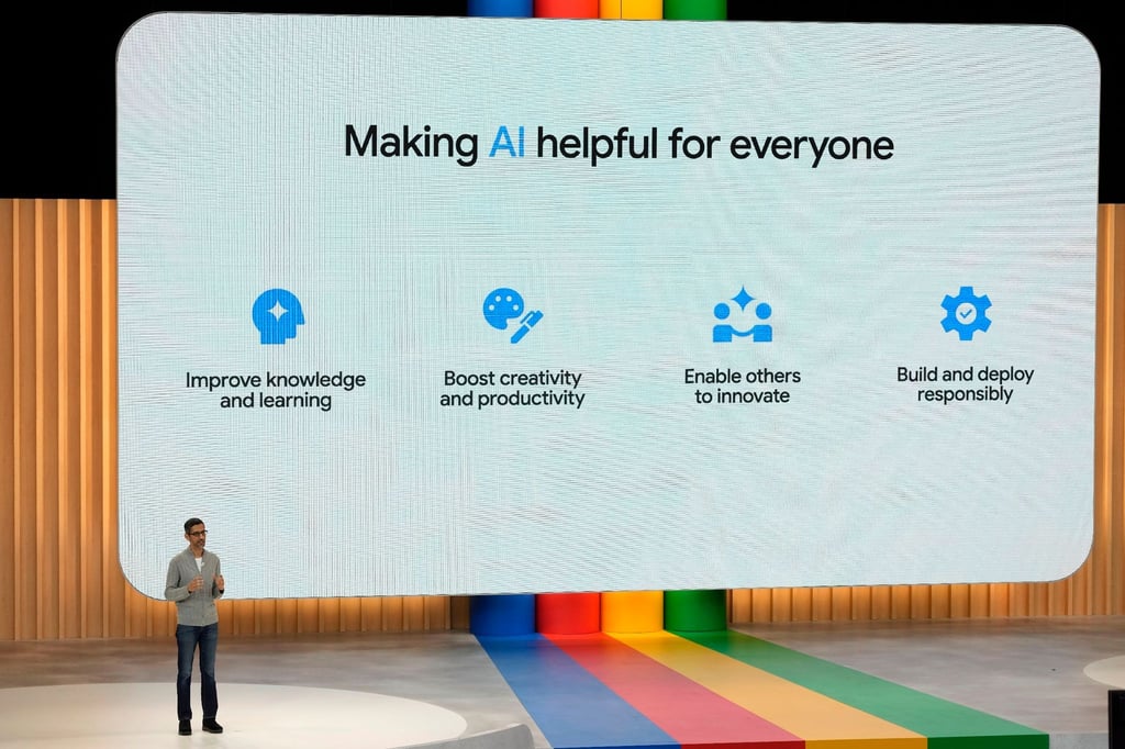 Google-Chef Sundar Pichai will Künstliche Intelligenz voranbringen.