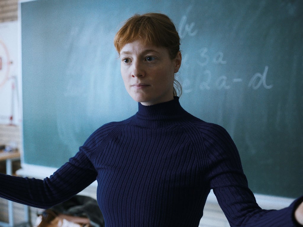 Leonie Benesch in einer Szene des Films „Das Lehrerzimmer“. Der Film ist siebenmal für den Deutschen Filmpreis nominiert.