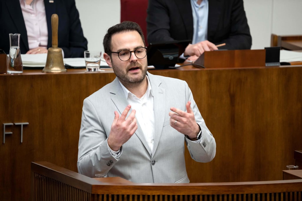 Thore Schäck (FDP) spricht bei einer Sitzung der Bremischen Bürgerschaft.