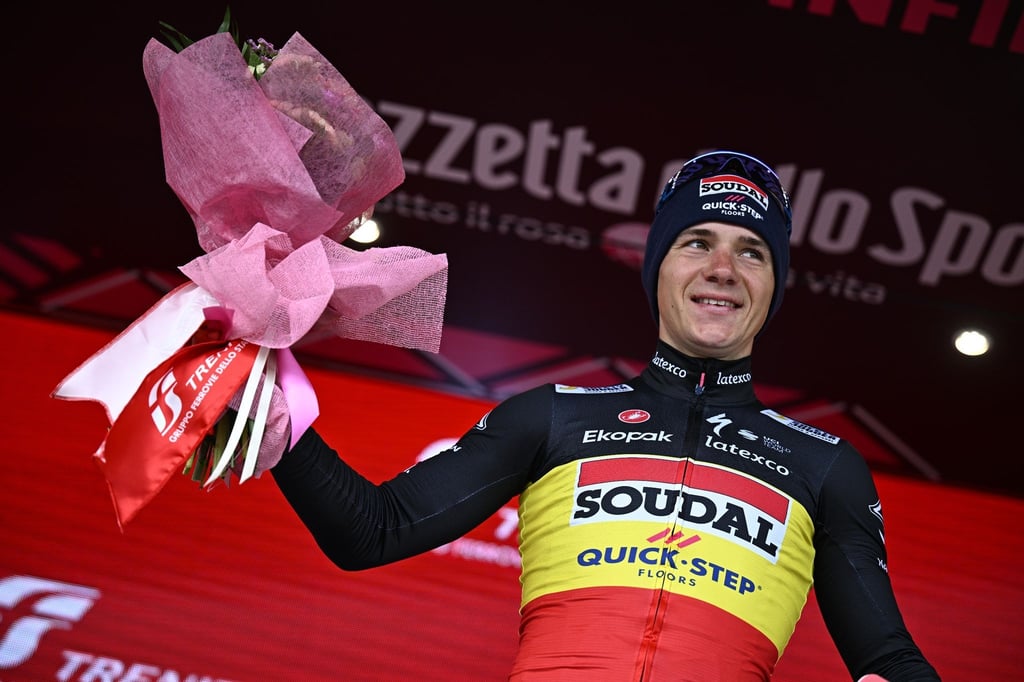 Holte sich das Rosa Trikot zurück: Remco Evenepoel.