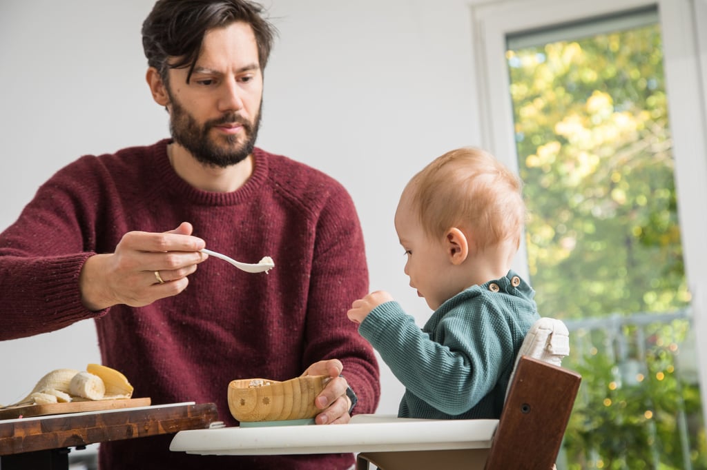 Ein Häppchen für die Mama, eins für den Papa ...