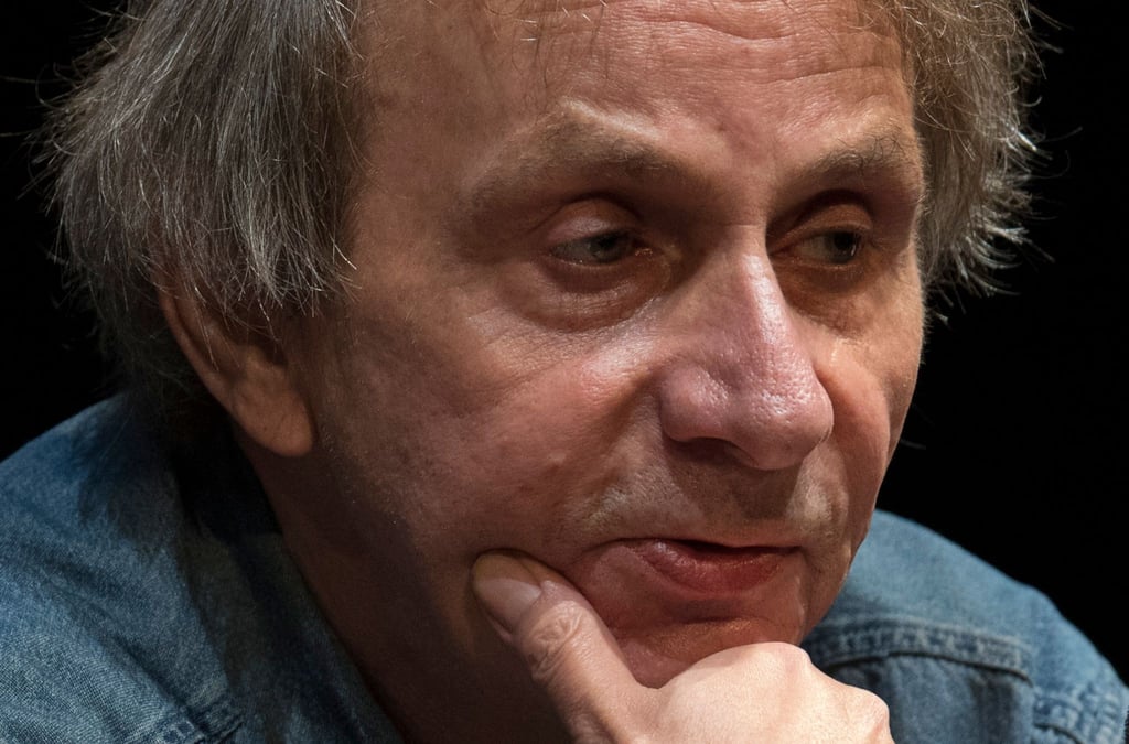 Der französische Schriftsteller Michel Houellebecq auf der Frankfurter Buchmesse 2017.