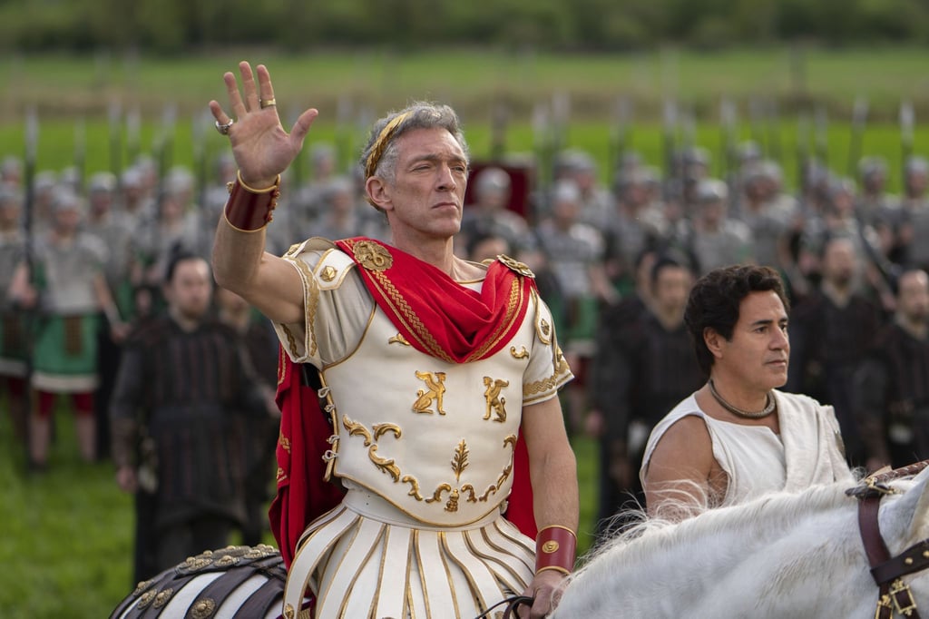 Vincent Cassel als Julius Cäsar in „Asterix & Obelix im Reich der Mitte“.