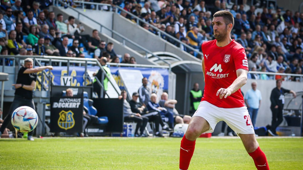 Alexander Winkler durfte in Saarbrücken mal wieder über eine Halbzeit ran für den HFC.