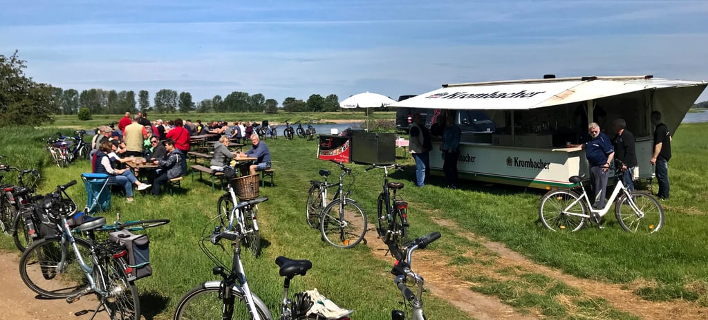 Viel Betrieb herrschte in den vergangenen Jahren an Himmelfahrt an der Hoplake zwischen Gödnitz und Dornburg.