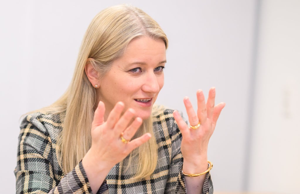Kathrin Wahlmann (SPD), Justizministerin Niedersachsen, spricht.