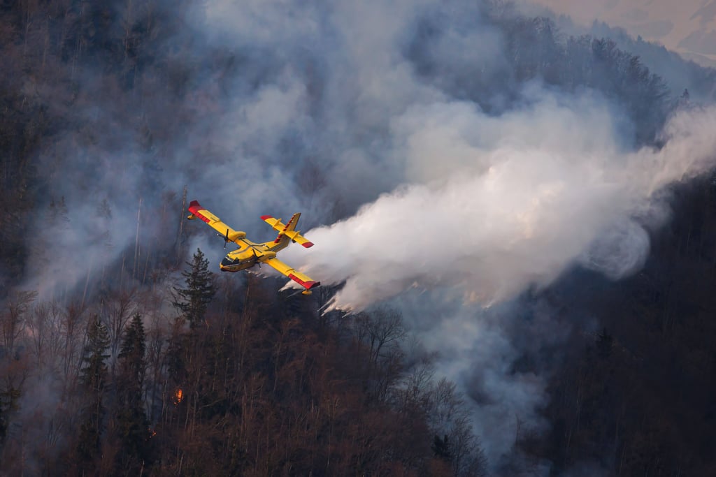 Flugzeuge vom Typ Canadair CL-415 sollen in Leipzig stationiert werden.