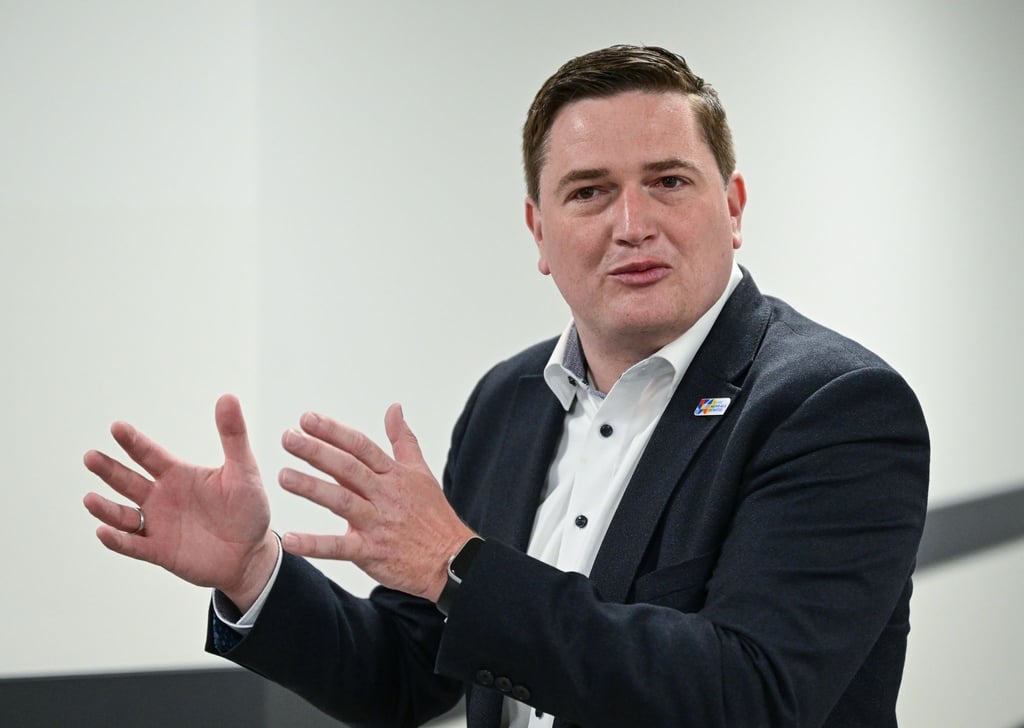 Christian Härtnagel, der Vorsitzende der Geschäftsleitung des Discounters Lidl, in der Zentrale in Bad Wimpfen.